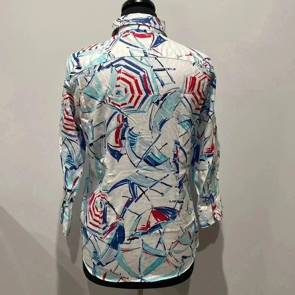 Chaps | 3/4  length sleeve button down - Picture 2 of 6